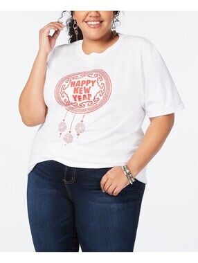 Love Tribe Juniors Trendy Plus Size Cotton Dreamcatcher Graphic-Print T-Shirt 1X